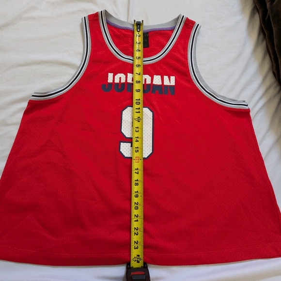 Red Jordan Jersey Tank Top - Picture 5 of 6